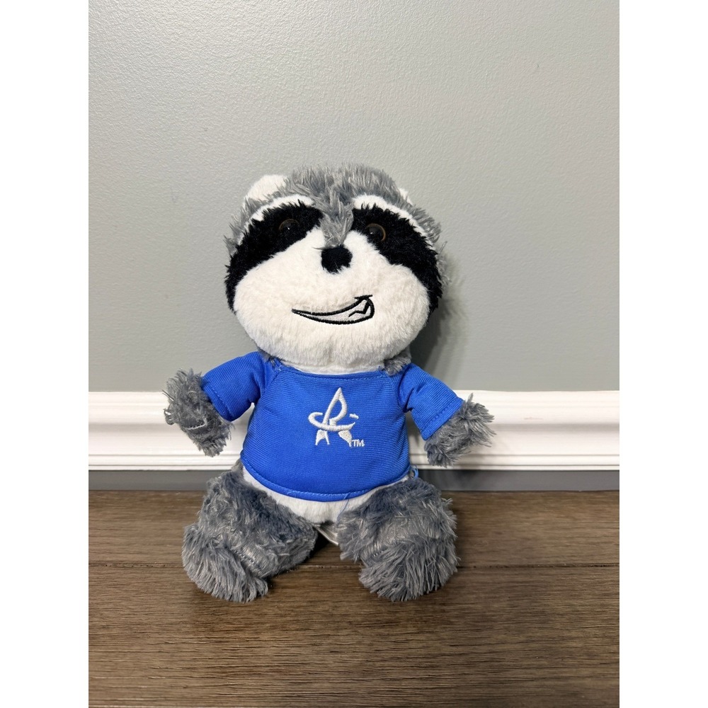 Rocket City Trash Pandas Sprocket Mascot Plush MiLB FOCO Raccoon Stuffed Toy 8"